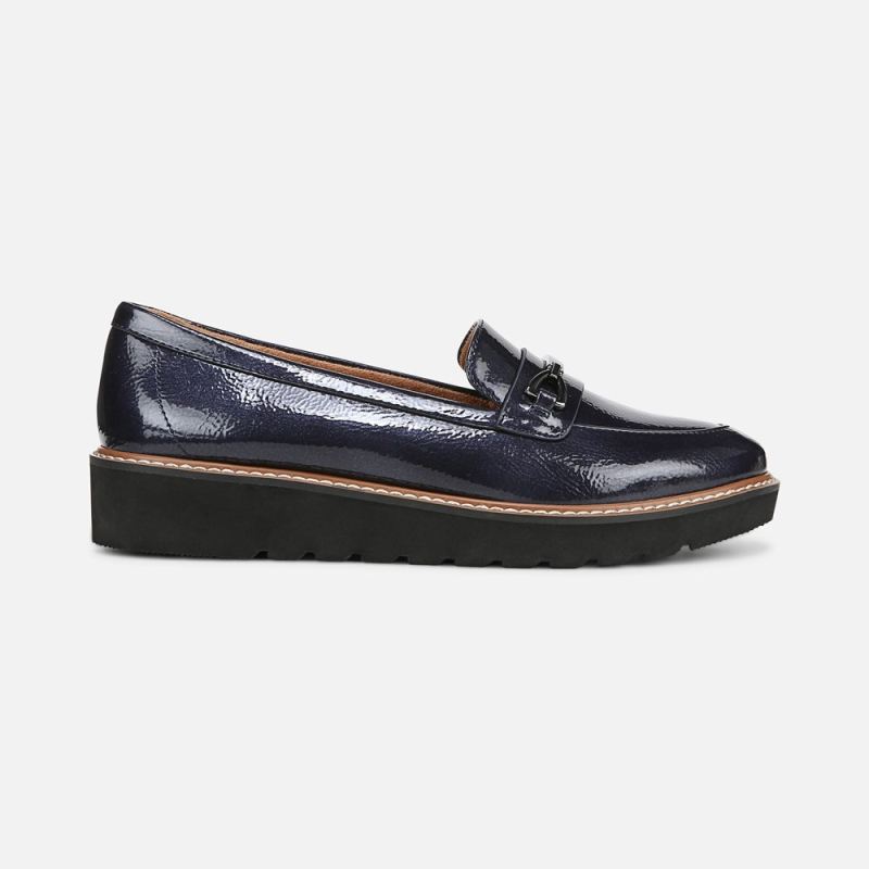 Naturalizer Women's Elin Loafer - Midnight Blue Faux Leather