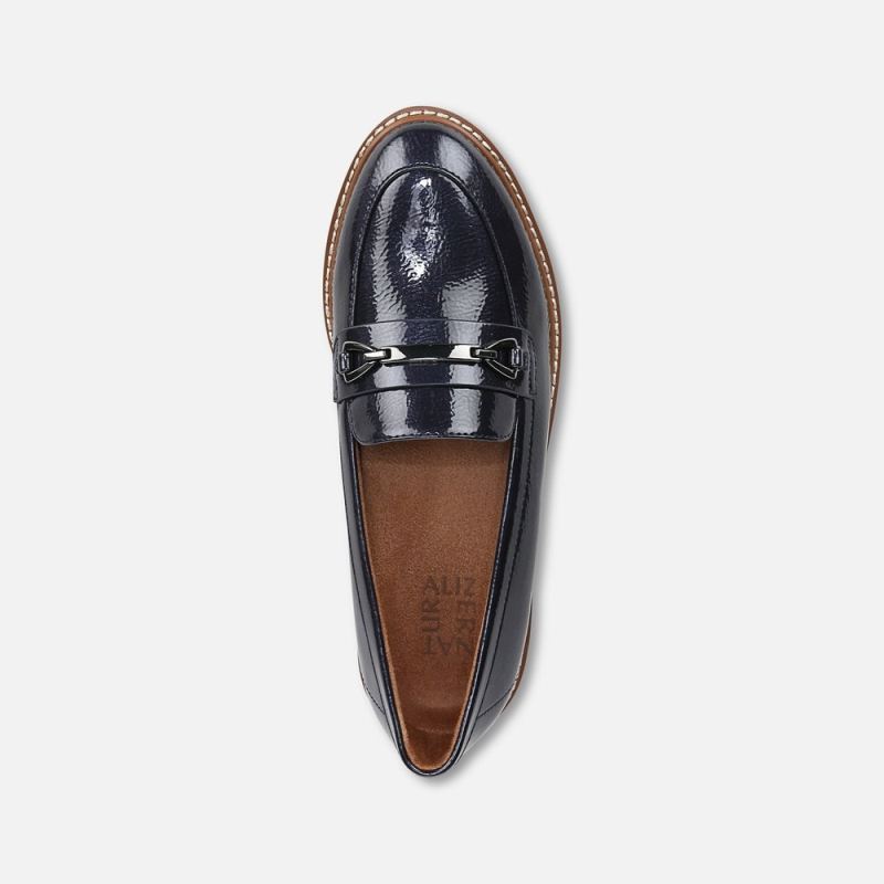 Naturalizer Women's Elin Loafer - Midnight Blue Faux Leather