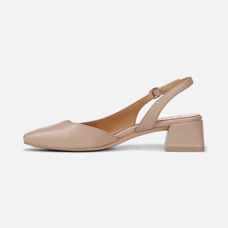 Naturalizer Women's Jayla Slingback Pump - Warm Fawn Tan Leather