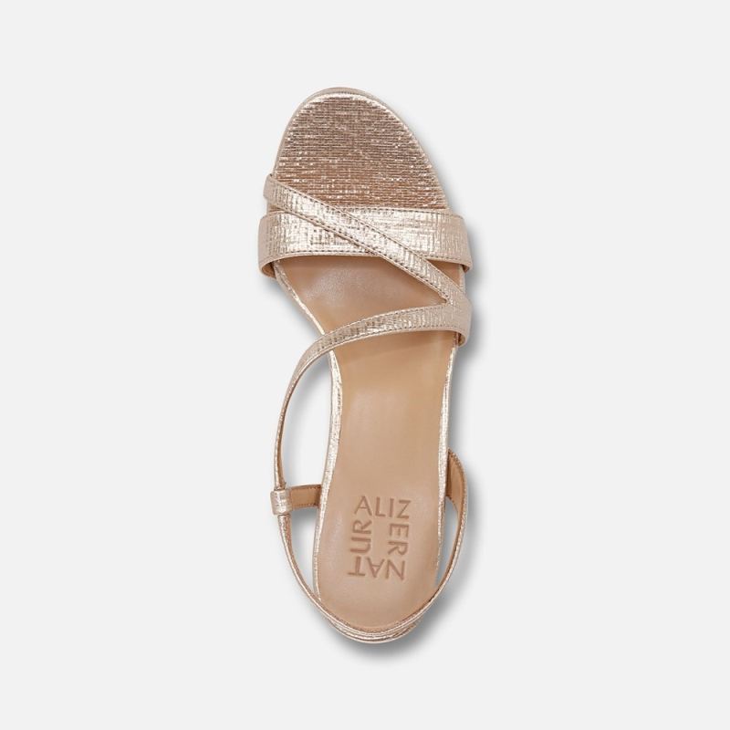 Naturalizer Women's Abby Dress Sandal - Rose Faux Leather