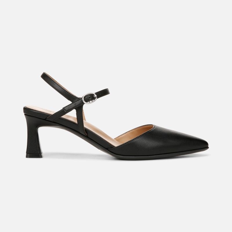 Naturalizer Women's Tara Dress Shoe - Black Faux Leather