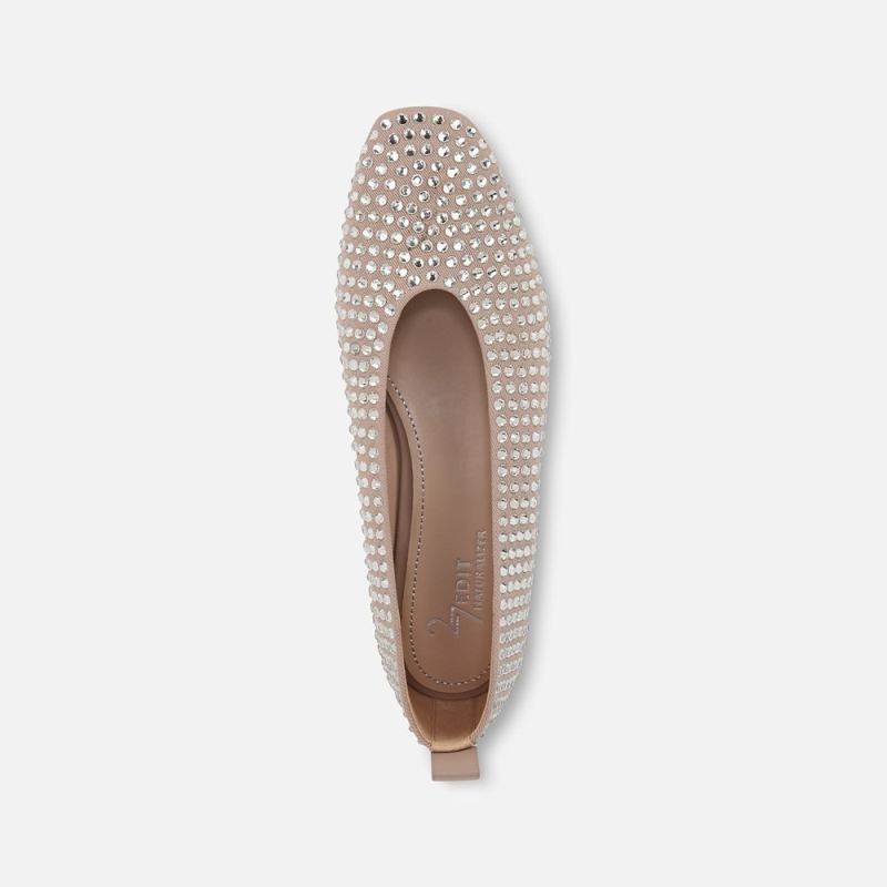 Naturalizer Women's 27 Edit Carla Flat - Warm Taupe Twill