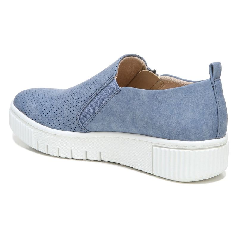 Naturalizer Women's SOUL Turner Slip On Sneaker - Blue Synthetic