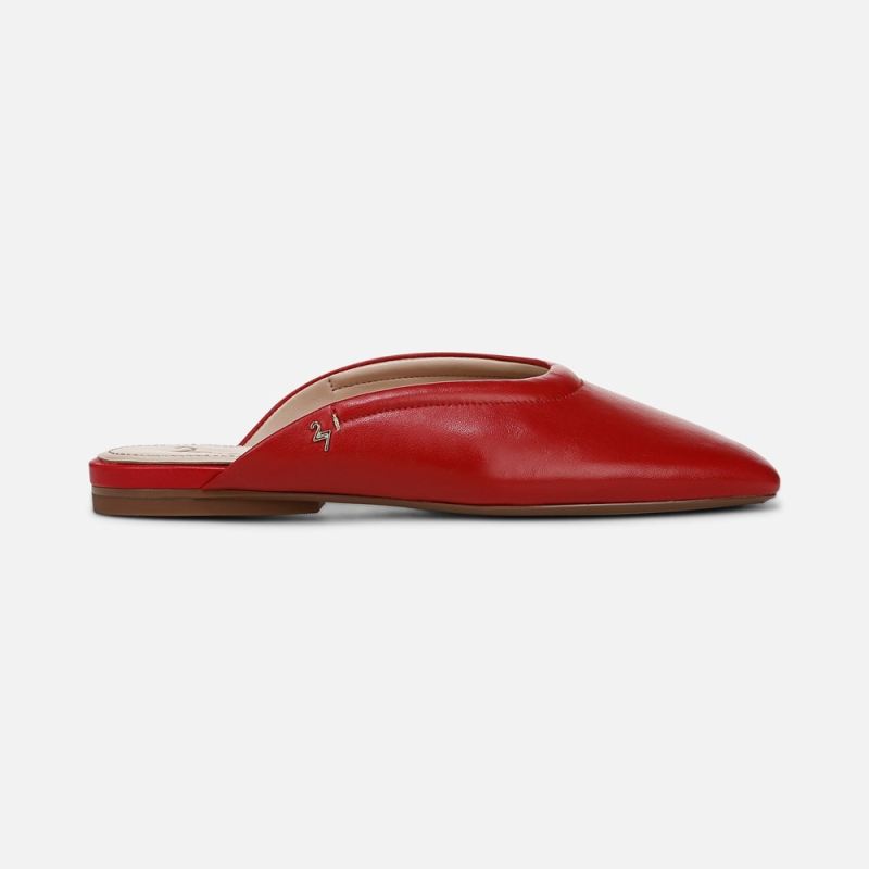 Naturalizer Women's 27 EDIT Carla Mule - Crimson Red Leather