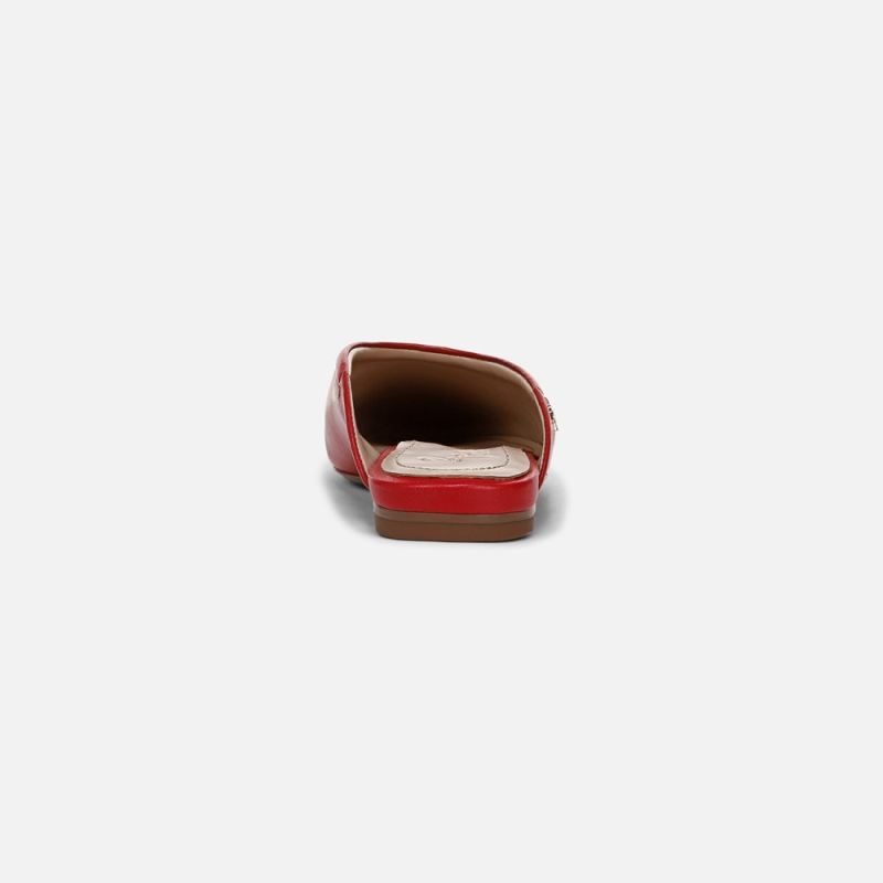 Naturalizer Women's 27 EDIT Carla Mule - Crimson Red Leather