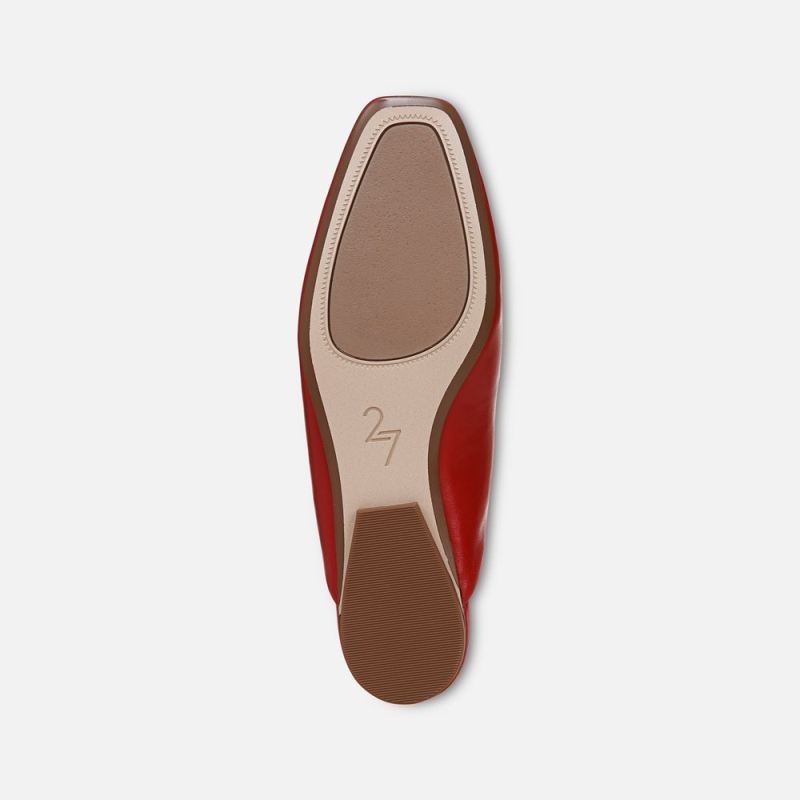 Naturalizer Women's 27 EDIT Carla Mule - Crimson Red Leather