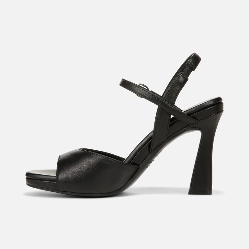 Naturalizer Women's Lala Dress Sandal - Black Leather