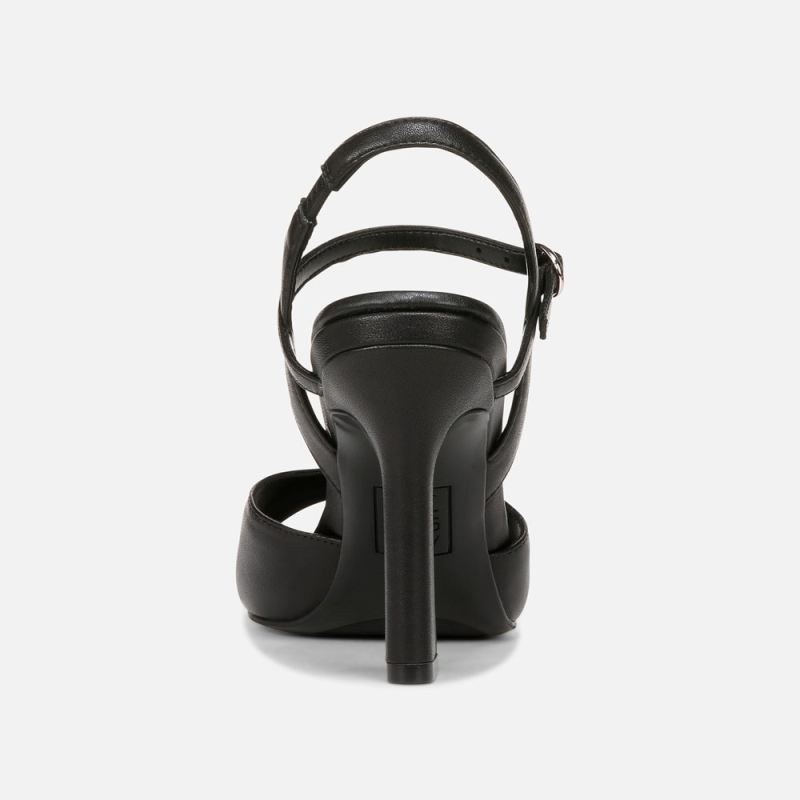 Naturalizer Women's Lala Dress Sandal - Black Leather