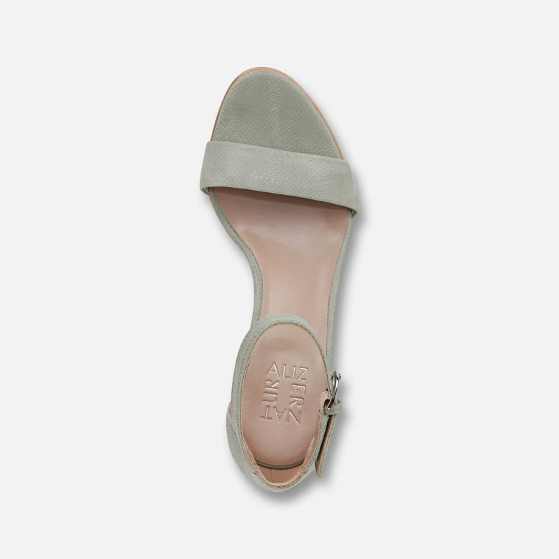 Naturalizer Women's Vera Dress Sandal - Pistachio Green Suede