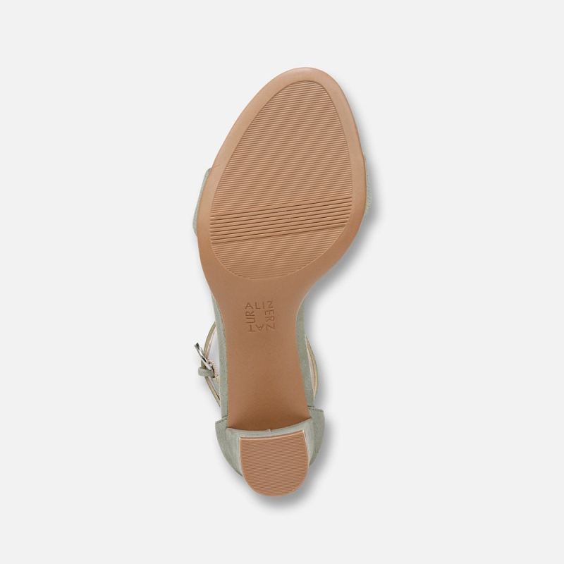 Naturalizer Women's Vera Dress Sandal - Pistachio Green Suede