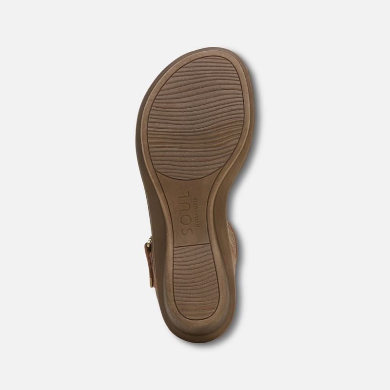 Naturalizer Women's Soul Summer Sandal - Toffee Synthetic