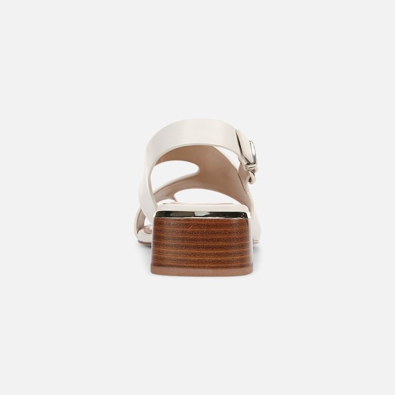 Naturalizer Women's 27 EDIT Audra Dress Sandal - Warm White Leather