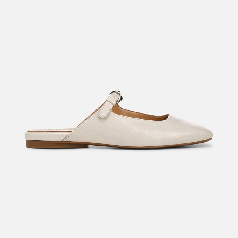 Naturalizer Women's Apple Mary Jane Mule - Porcelain Faux Leather