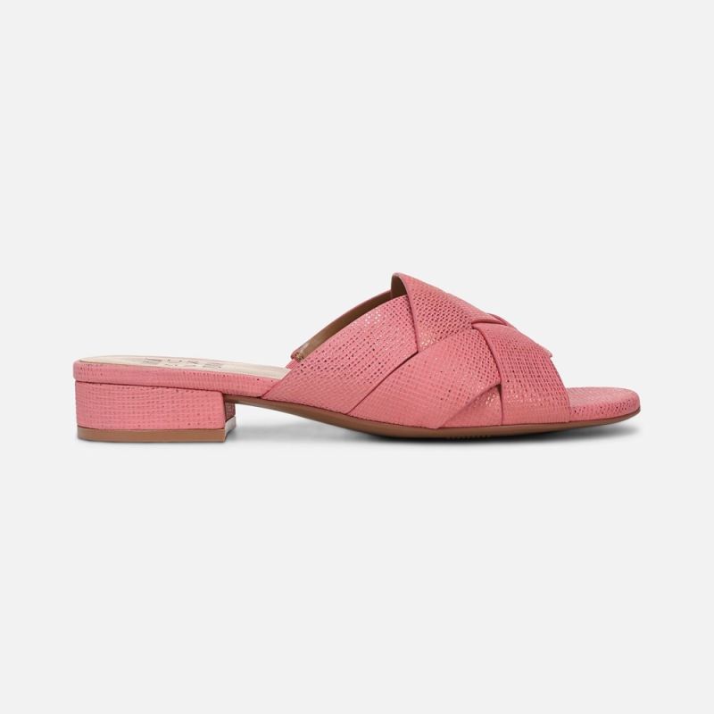 Naturalizer Women's Morena Sandal - Sunset Coral Pink Leather