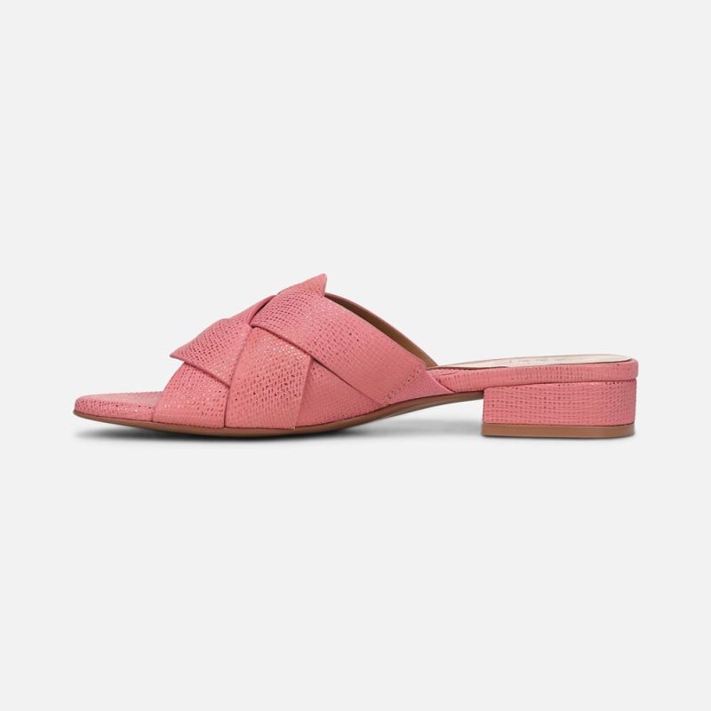 Naturalizer Women's Morena Sandal - Sunset Coral Pink Leather