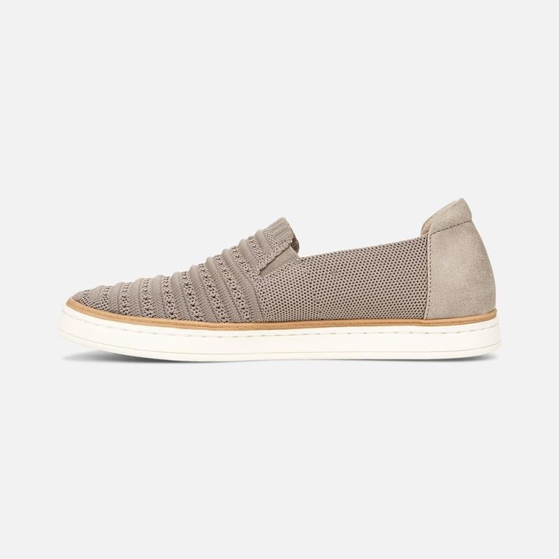 Naturalizer Women's SOUL Kemper Slip On Sneaker - Grey Knit Fabric