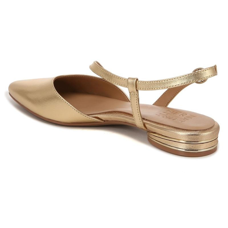 Naturalizer Women's Hawaii Slingback Flat - Dark Gold Leather
