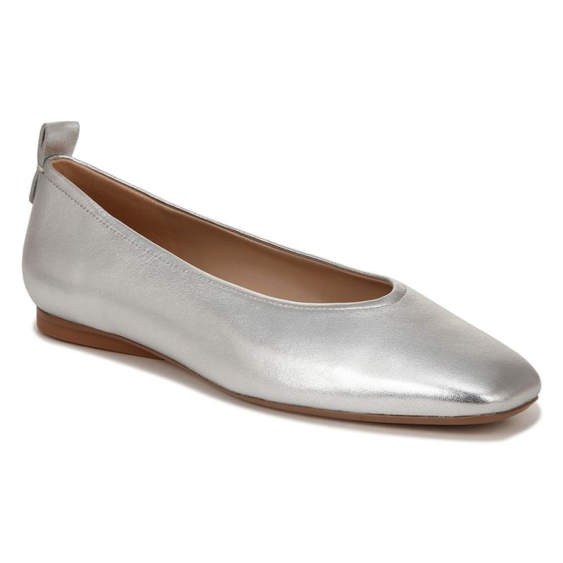 Naturalizer Women's 27 Edit Carla Flat - Silver Leather