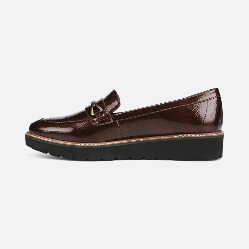Naturalizer Women's Elin Loafer - Cinnamon Brown Faux Leather