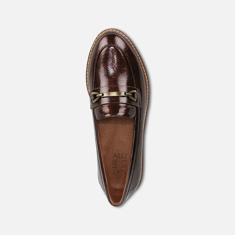 Naturalizer Women's Elin Loafer - Cinnamon Brown Faux Leather