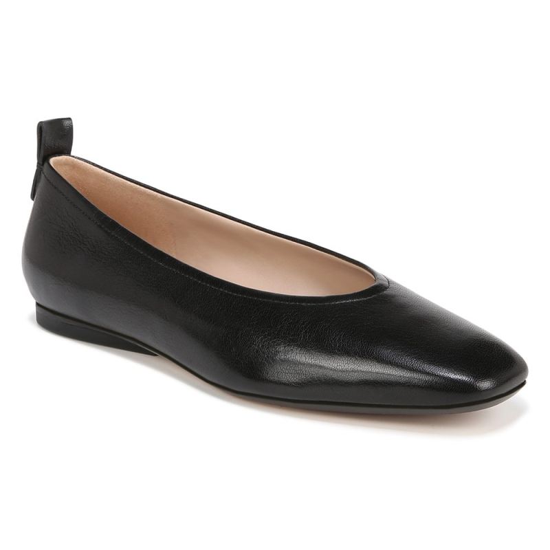 Naturalizer Women's 27 Edit Carla Flat - Black Leather