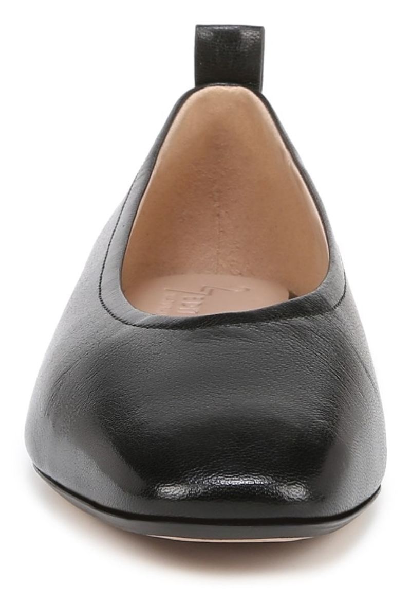 Naturalizer Women's 27 Edit Carla Flat - Black Leather