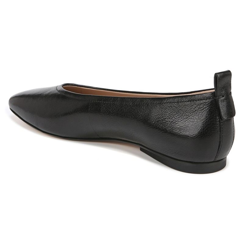 Naturalizer Women's 27 Edit Carla Flat - Black Leather