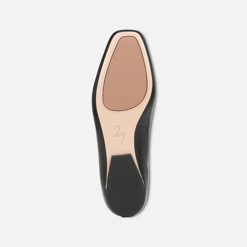 Naturalizer Women's 27 Edit Carla Flat - Black Leather