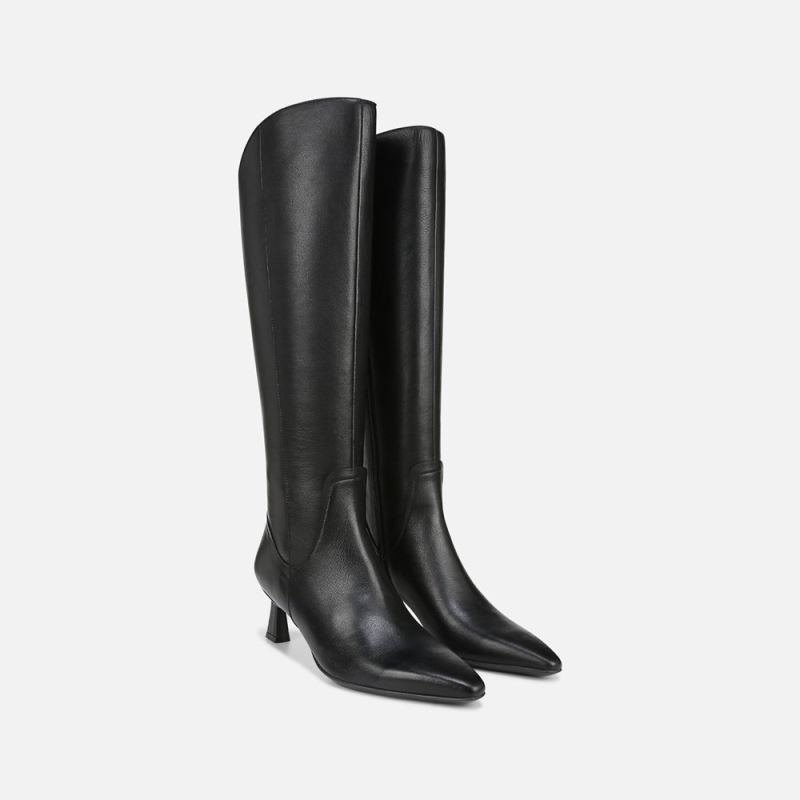 Naturalizer Women's Deesha Knee High Boot - Black Leather
