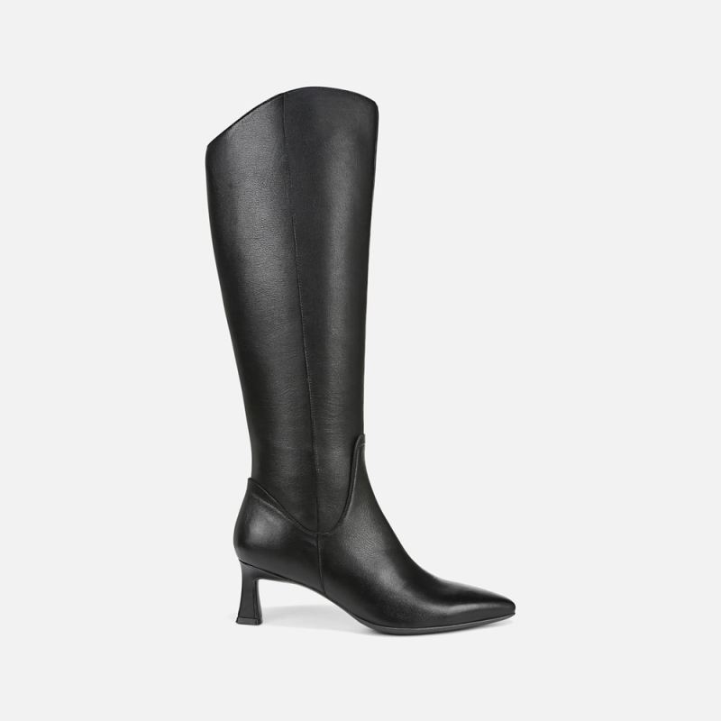 Naturalizer Women's Deesha Knee High Boot - Black Leather