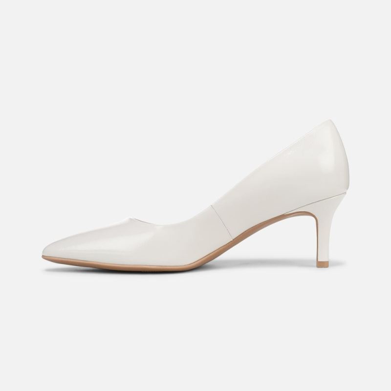 Naturalizer Women's Everly Pump - Warm White Leather