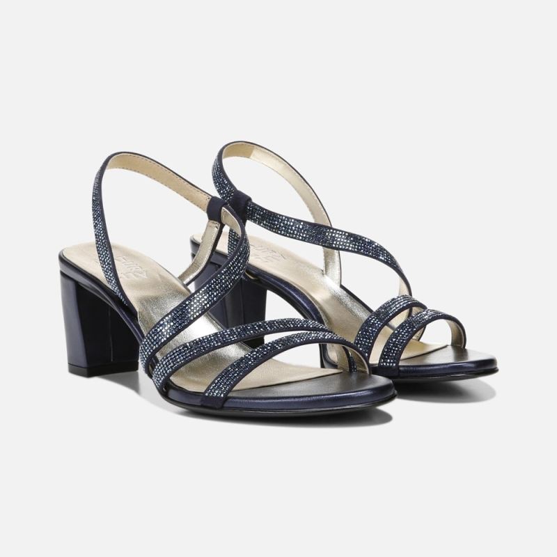 Naturalizer Women's Vanessa Dress Sandal - French Navy Fabric