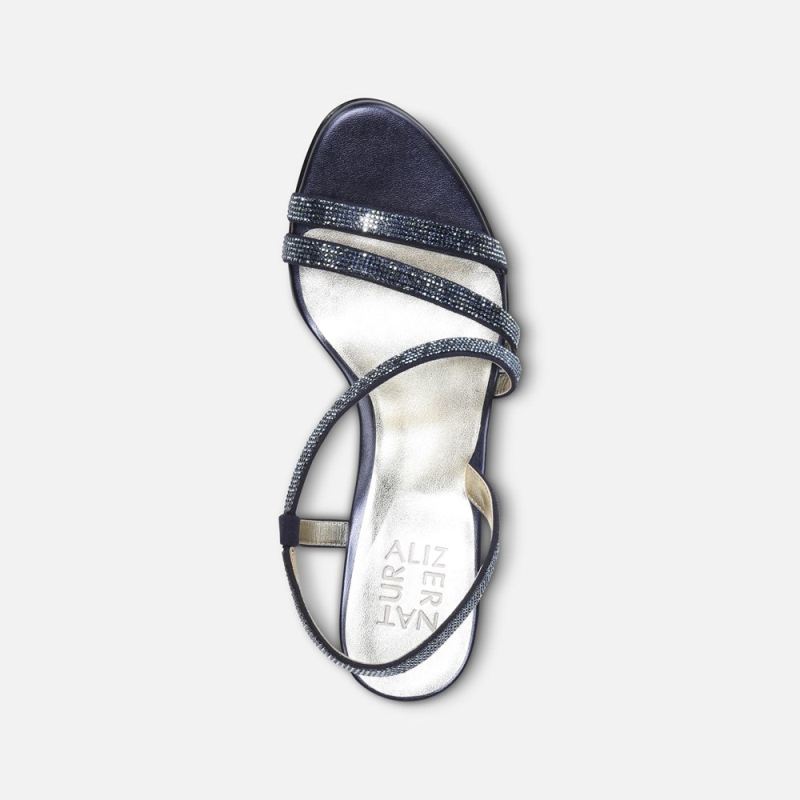 Naturalizer Women's Vanessa Dress Sandal - French Navy Fabric