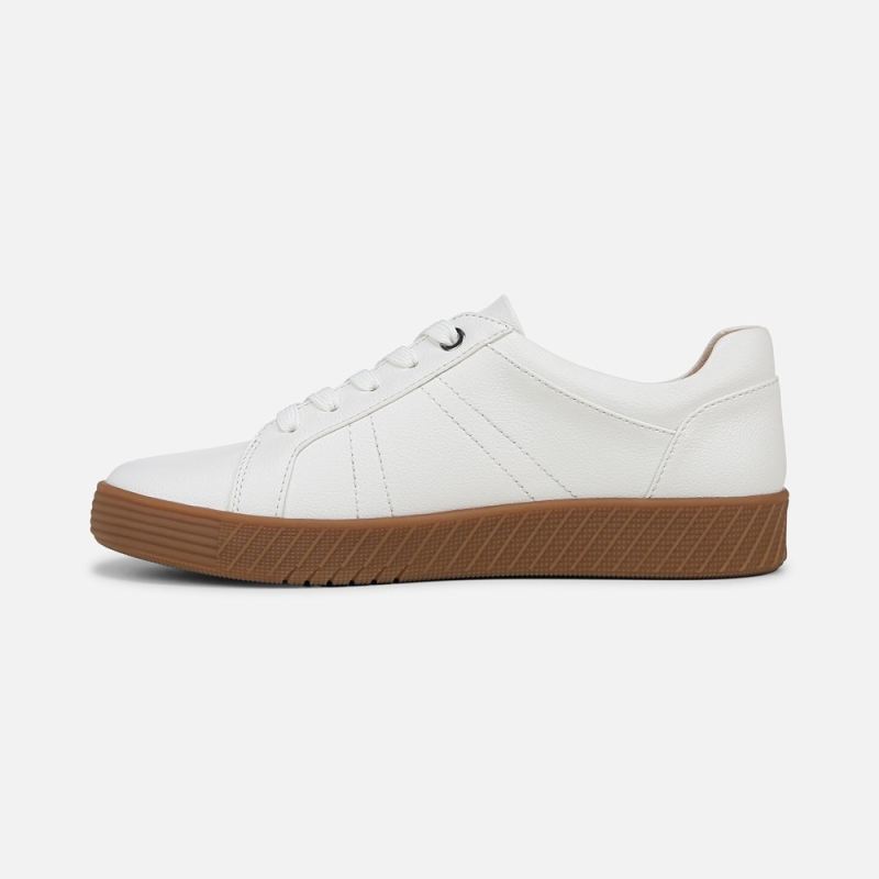 Naturalizer Women's SOUL Neela Sneaker - White Faux Leather