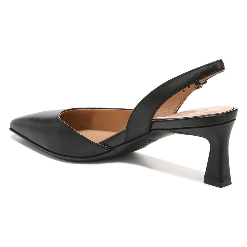 Naturalizer Women's Dalary Slingback Pump - Black Leather