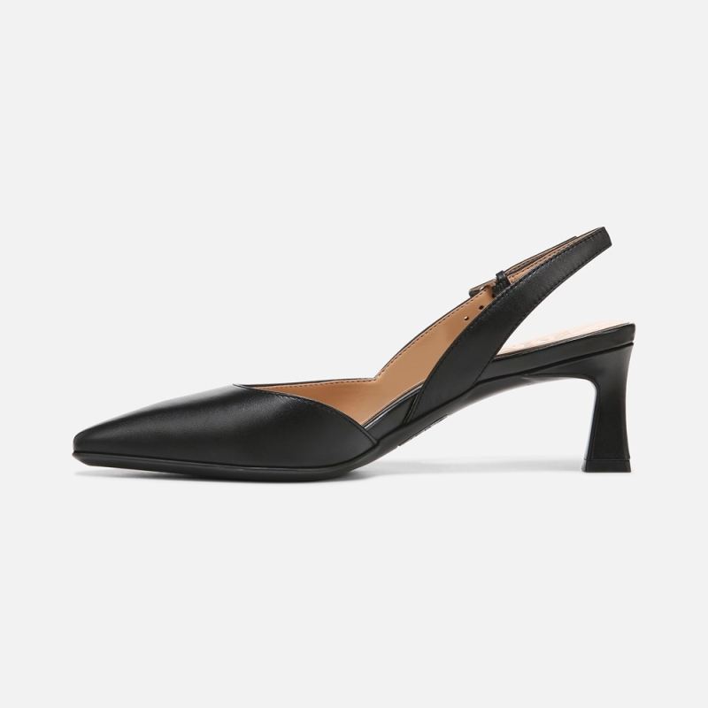 Naturalizer Women's Dalary Slingback Pump - Black Leather