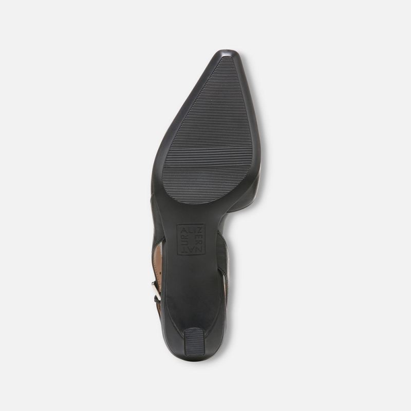 Naturalizer Women's Dalary Slingback Pump - Black Leather