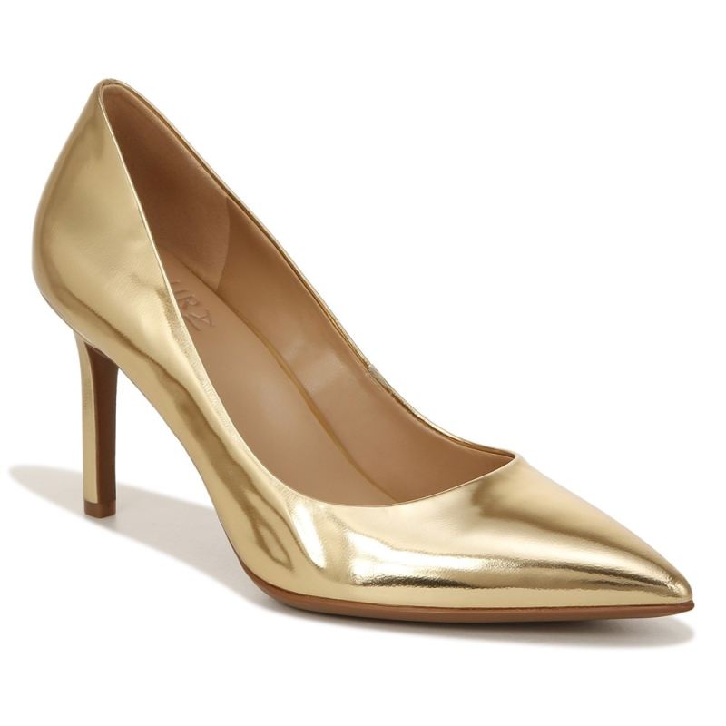 Naturalizer Women's Anna Pump - Warm Gold Leather