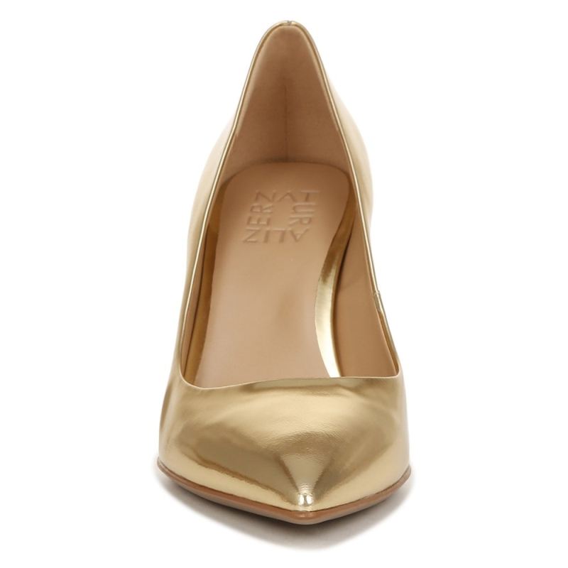 Naturalizer Women's Anna Pump - Warm Gold Leather