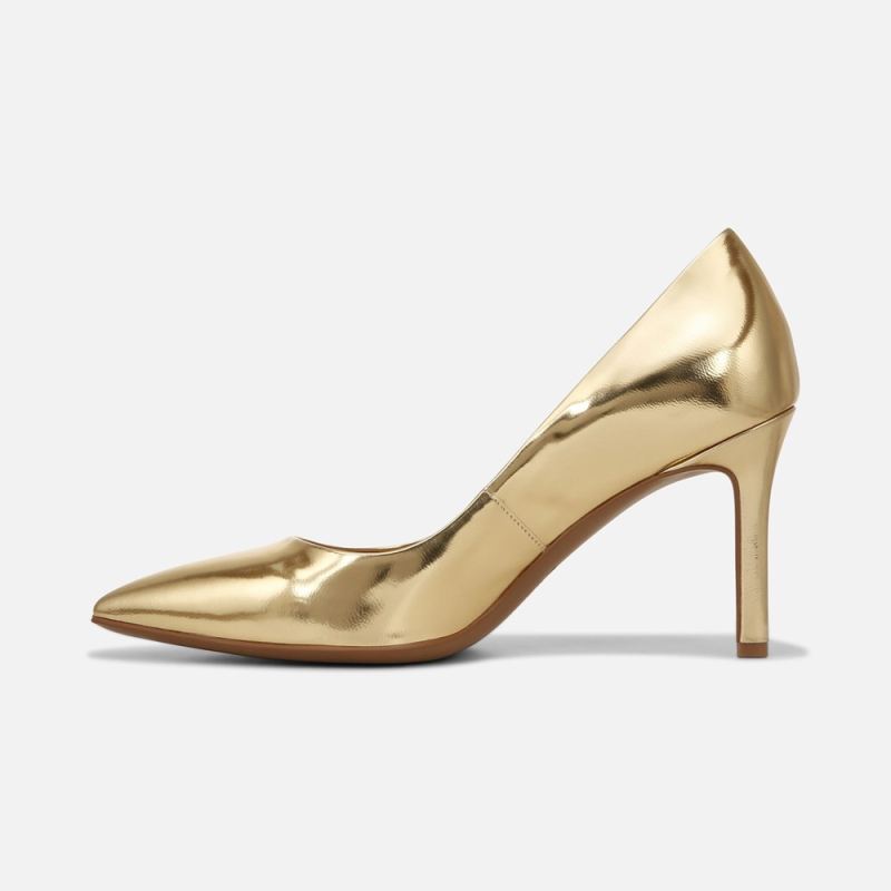 Naturalizer Women's Anna Pump - Warm Gold Leather