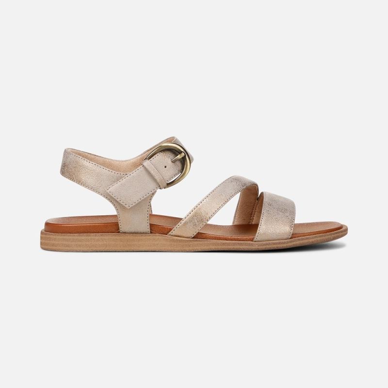 Naturalizer Women's SOUL Jayvee Sandal - Metallic Mauve Faux Leather