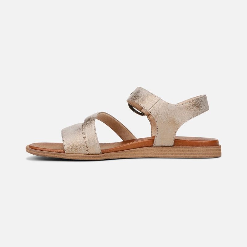 Naturalizer Women's SOUL Jayvee Sandal - Metallic Mauve Faux Leather