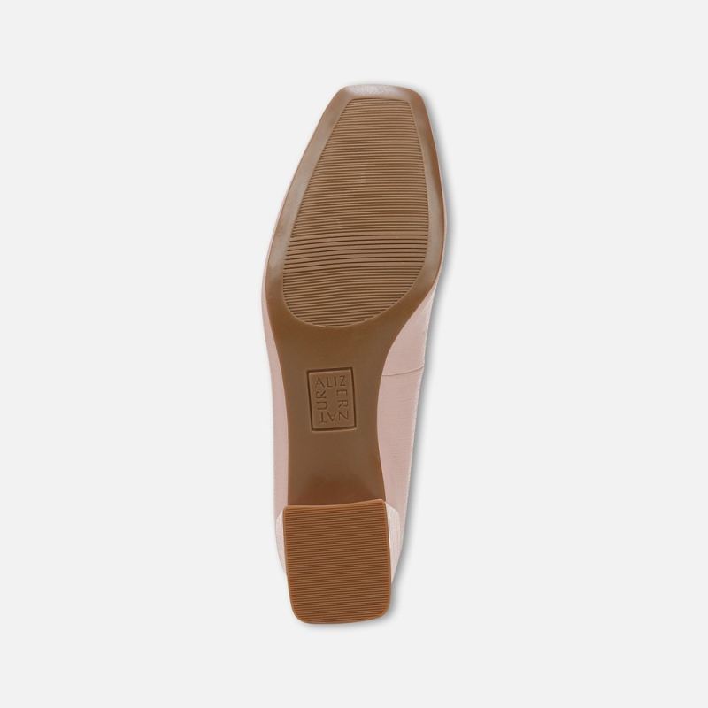 Naturalizer Women's Huntley Block Heel Pump - Cameo Blush Pink Faux Leather