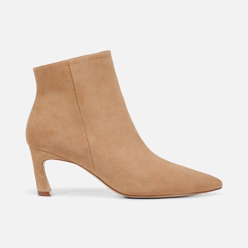 Naturalizer Women's 27 EDIT Maya Stiletto Bootie - Bamboo Tan Suede