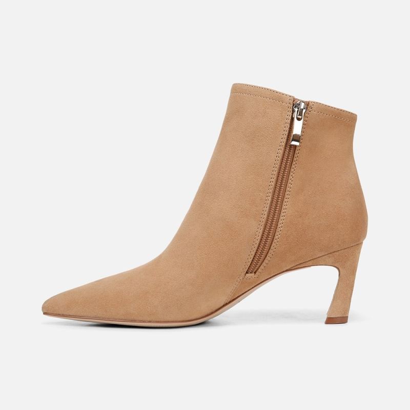Naturalizer Women's 27 EDIT Maya Stiletto Bootie - Bamboo Tan Suede