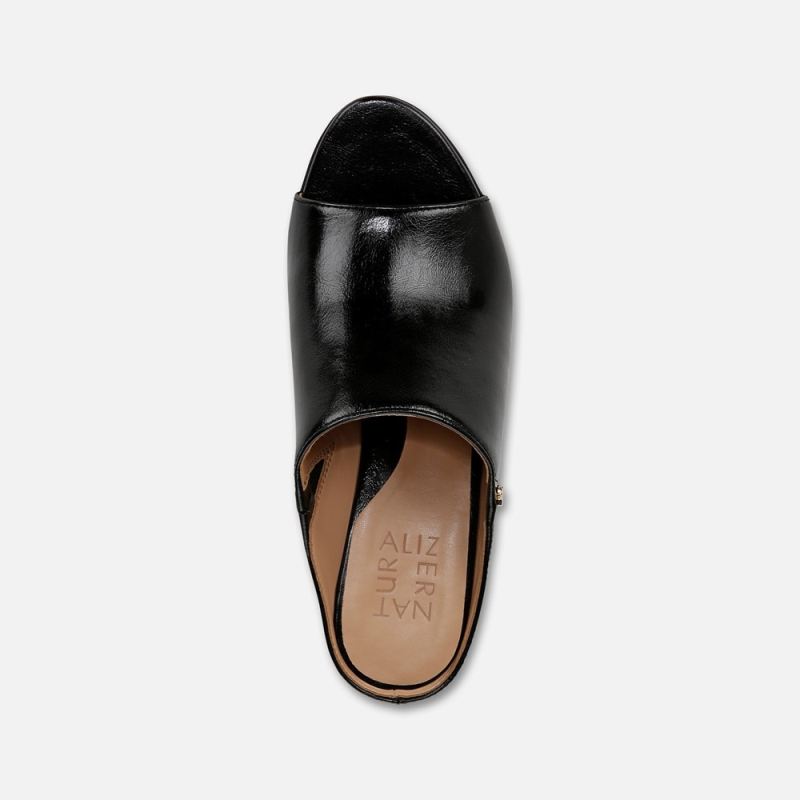 Naturalizer Women's Imogen Dress Sandal - Black Faux Leather