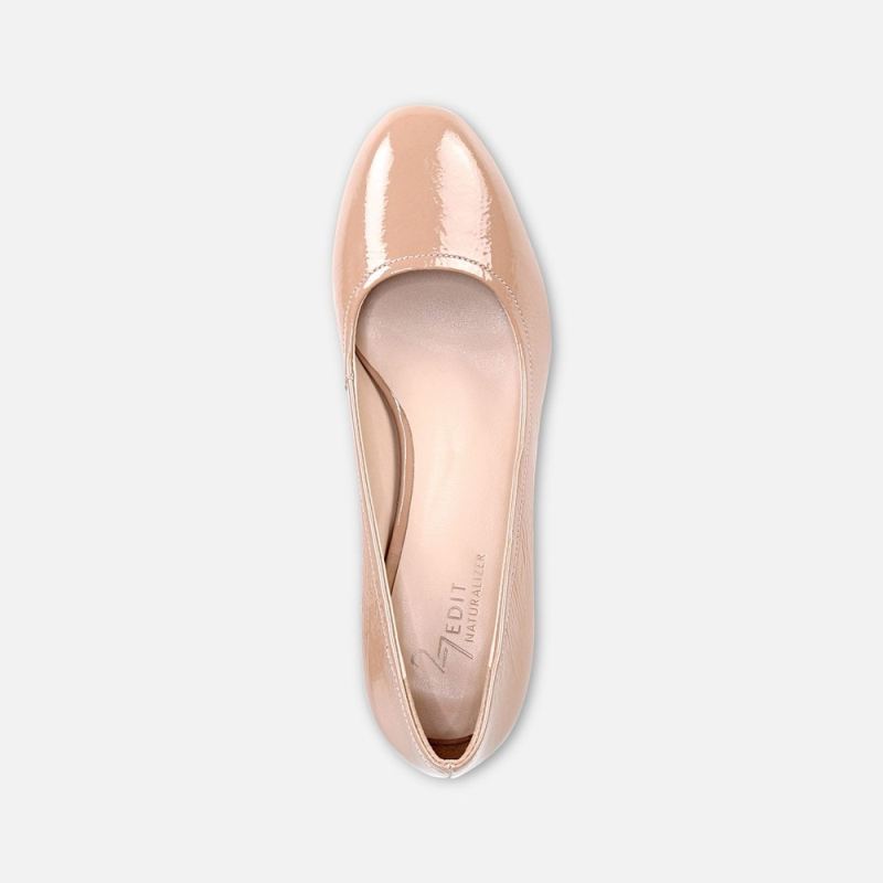 Naturalizer Women's 27 Edit Rebecca Pump - Taupe Patent Leather