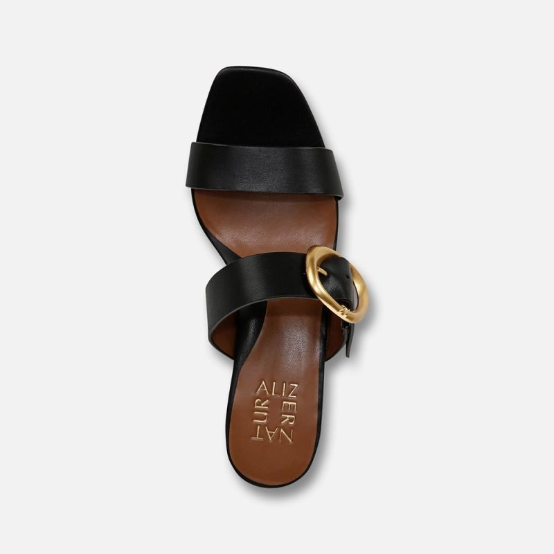 Naturalizer Women's Ida Dress Sandal - Black Leather