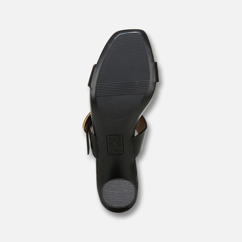 Naturalizer Women's Ida Dress Sandal - Black Leather