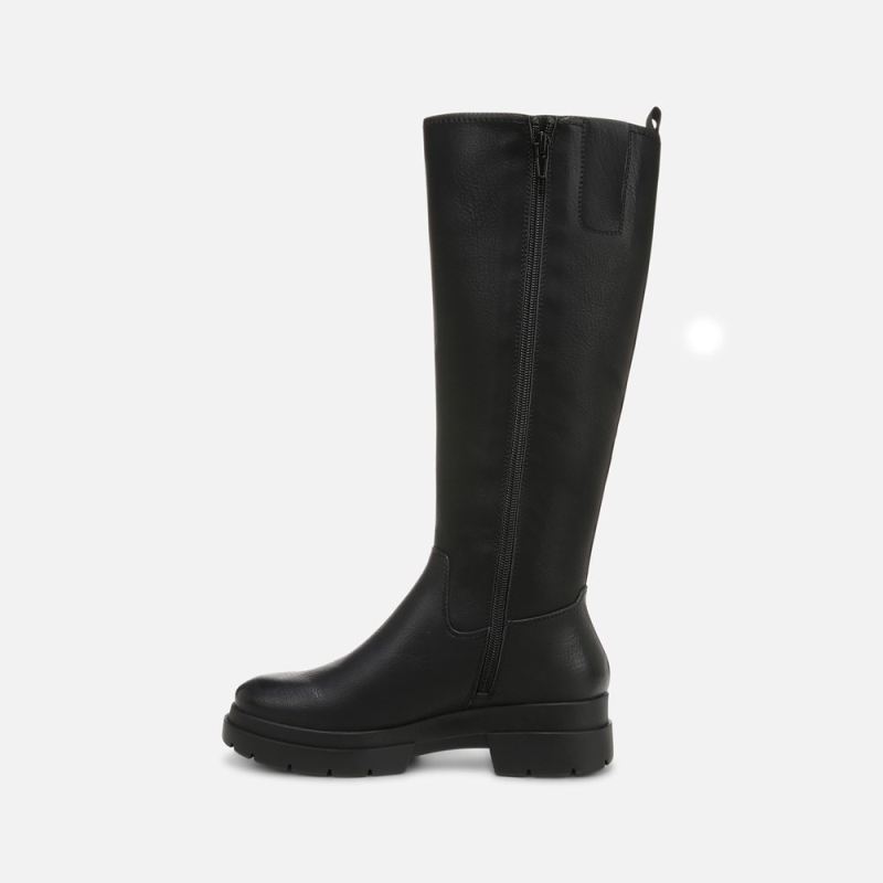 Naturalizer Women's SOUL Orchid Weather Resistant Knee High Boot - Black Synthetic